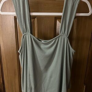 Listicle Green and Blue Tank Top